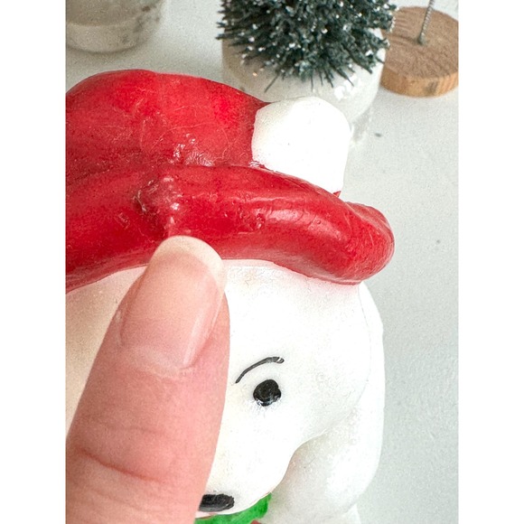 Vintage Christmas Candle set: Reindeer and Polar Bear Decor - Picture 7 of 10